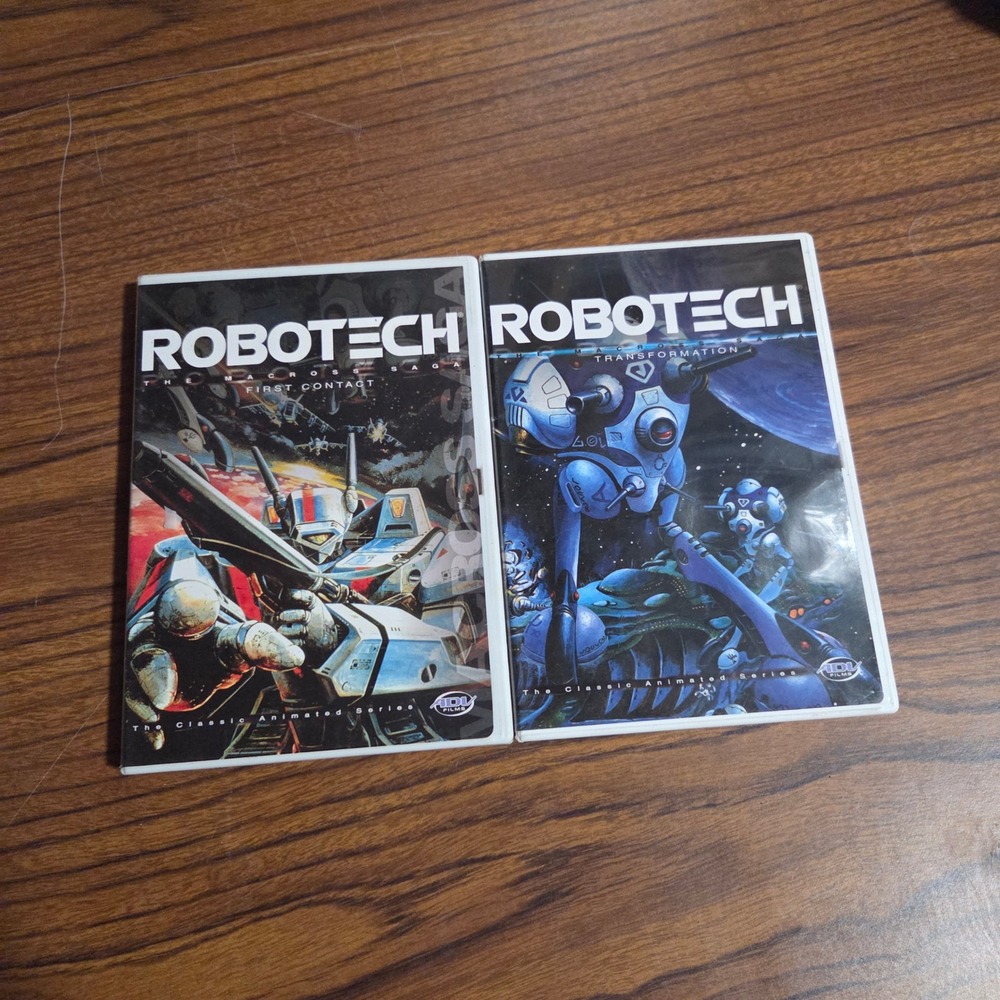 Robotech The Macross Saga DVD Set First Contact Transformation Episodes 1-12